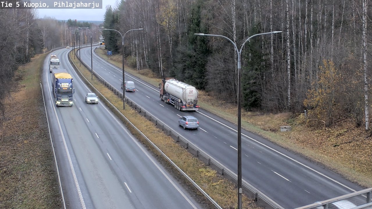 Weather Camera Image Väg 5 Kuopio, Pihlajaharju, Kuopio, Pohjois-Savo