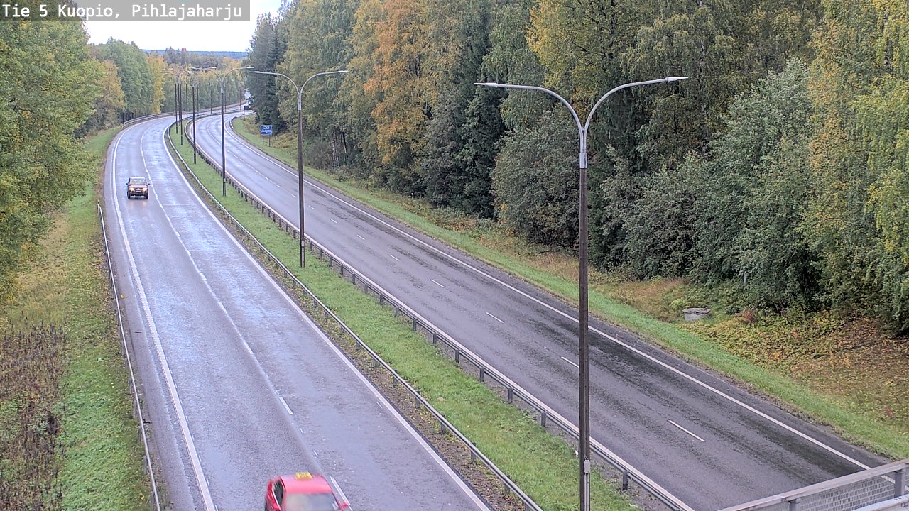 Kelikamerat Kuva Tie 5 Kuopio, Pihlajaharju, Kuopio, Pohjois-Savo
