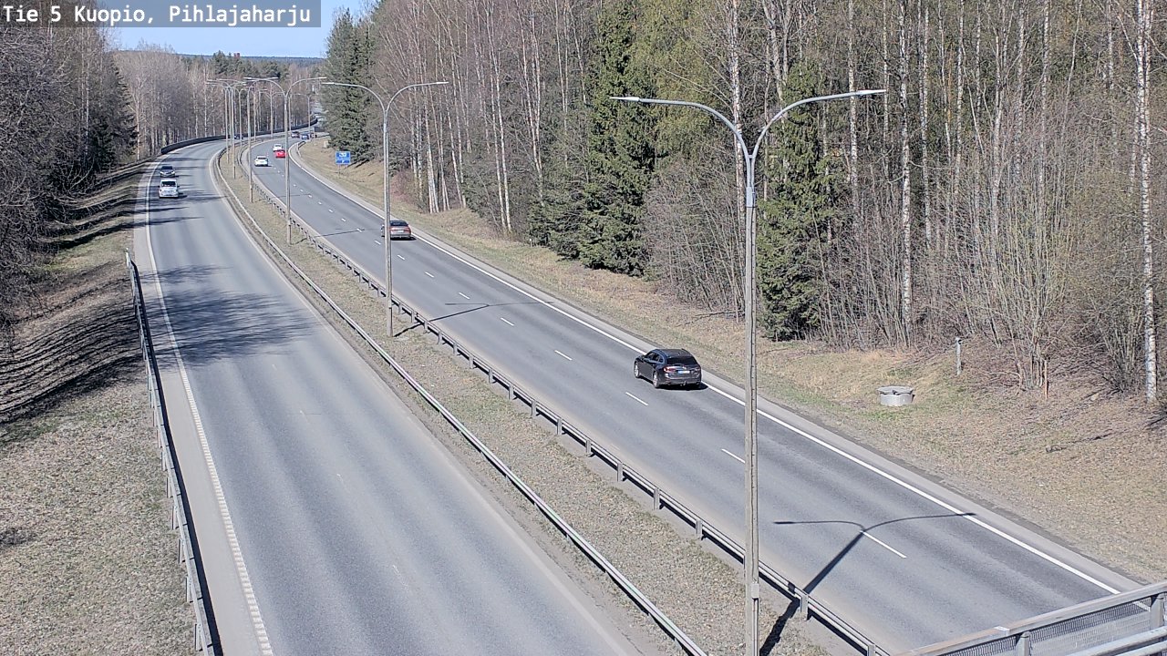 Kelikamerat Kuva Tie 5 Kuopio, Pihlajaharju, Kuopio, Pohjois-Savo