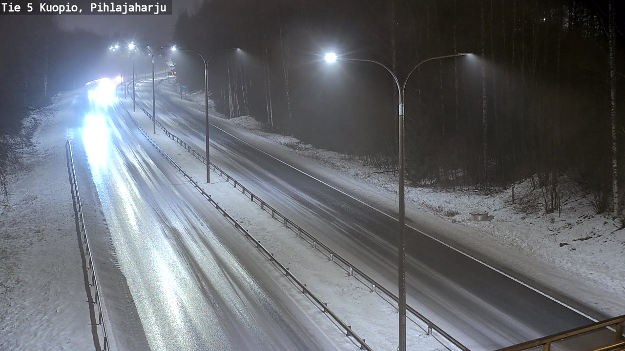 Weather Camera Image Road 5 Kuopio, Pihlajaharju, Kuopio, Pohjois-Savo