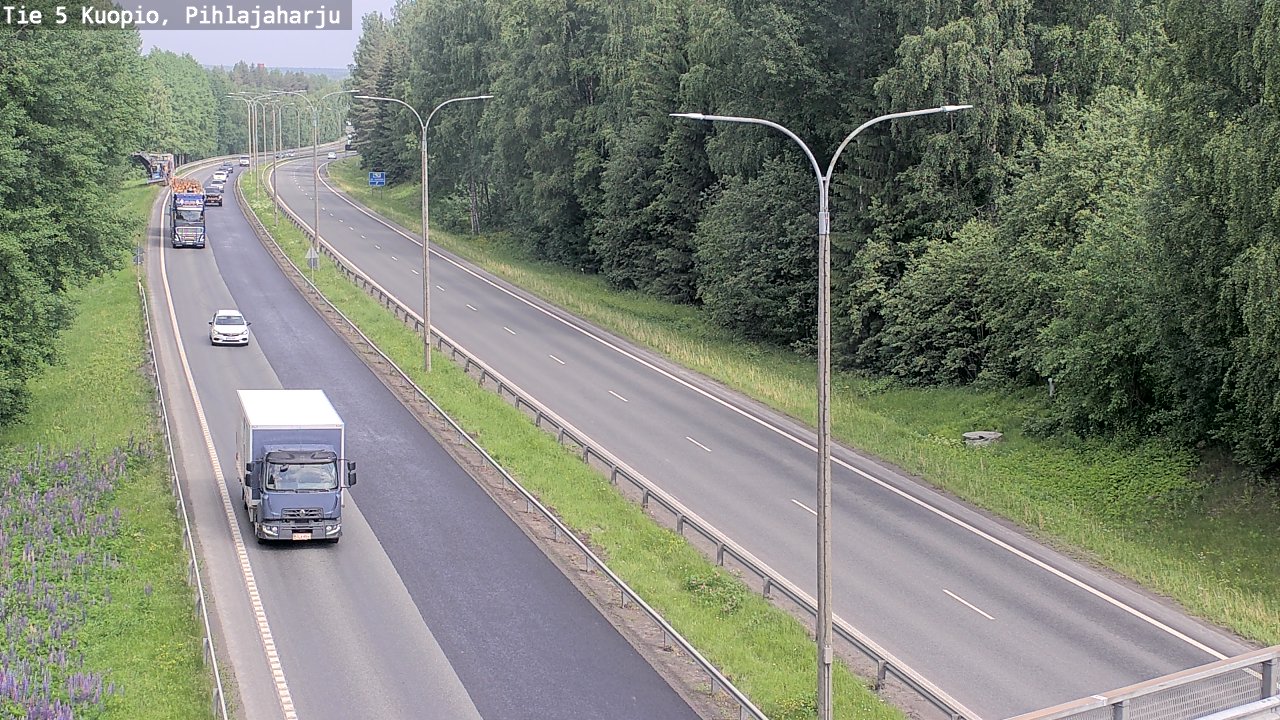 Kelikamerat Kuva Tie 5 Kuopio, Pihlajaharju, Kuopio, Pohjois-Savo