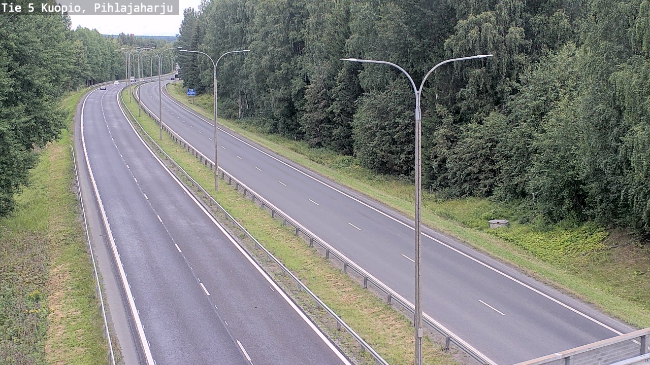 Weather Camera Image Väg 5 Kuopio, Pihlajaharju, Kuopio, Pohjois-Savo