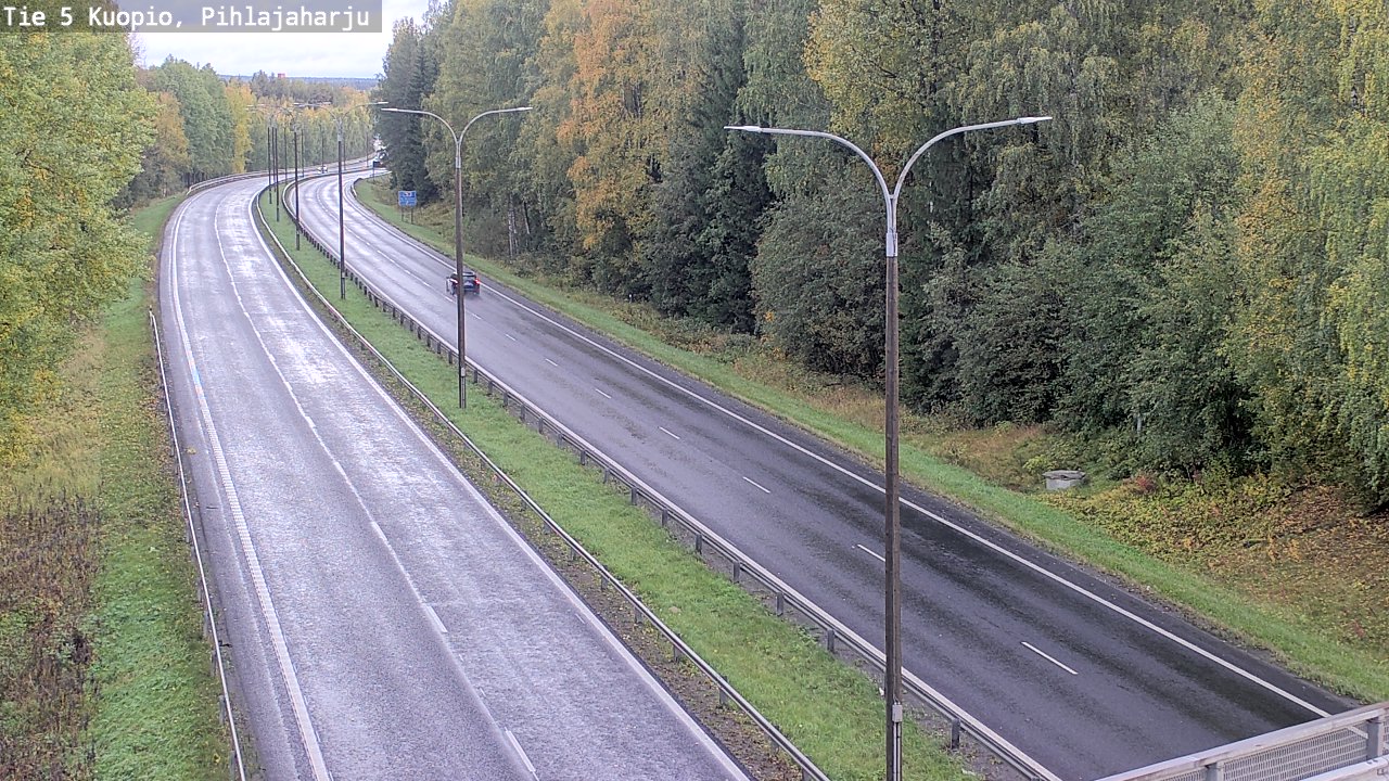 Kelikamerat Kuva Tie 5 Kuopio, Pihlajaharju, Kuopio, Pohjois-Savo