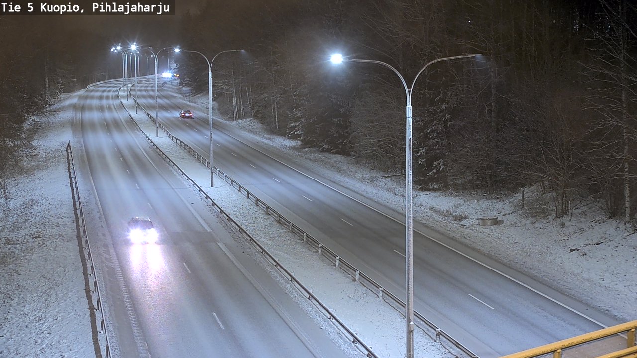 Kelikamerat Kuva Tie 5 Kuopio, Pihlajaharju, Kuopio, Pohjois-Savo