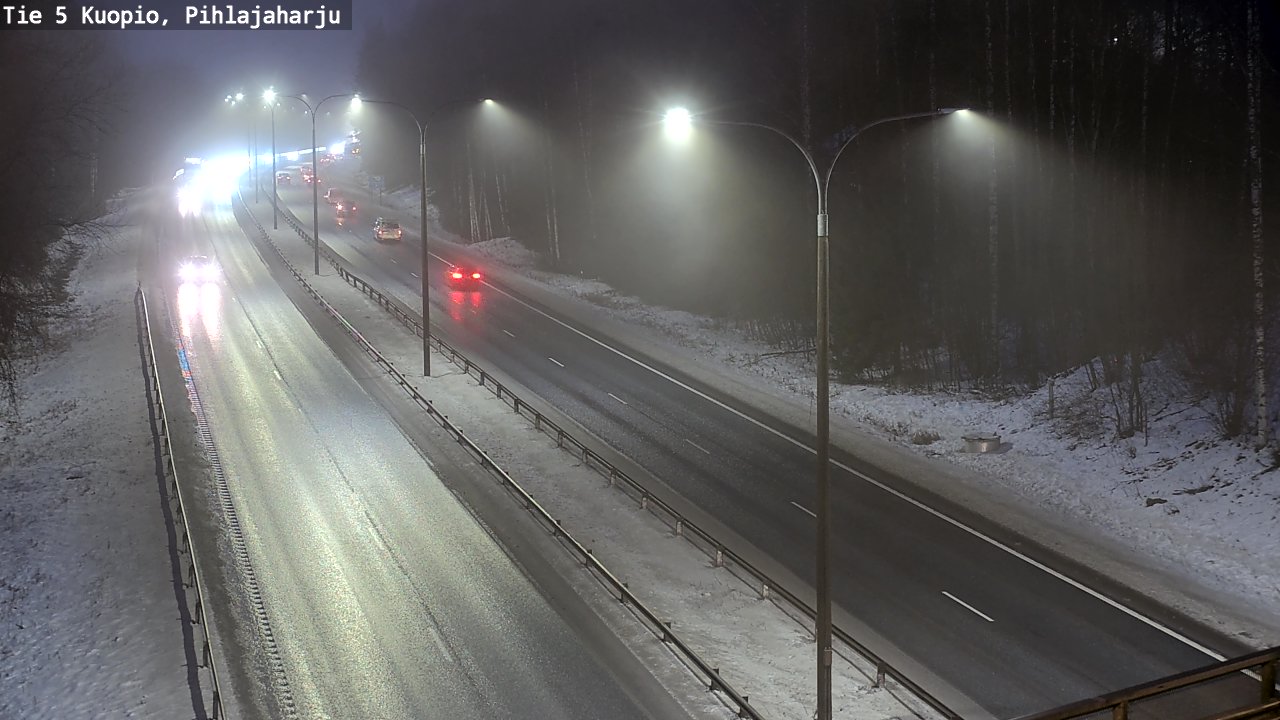 Weather Camera Image Road 5 Kuopio, Pihlajaharju, Kuopio, Pohjois-Savo
