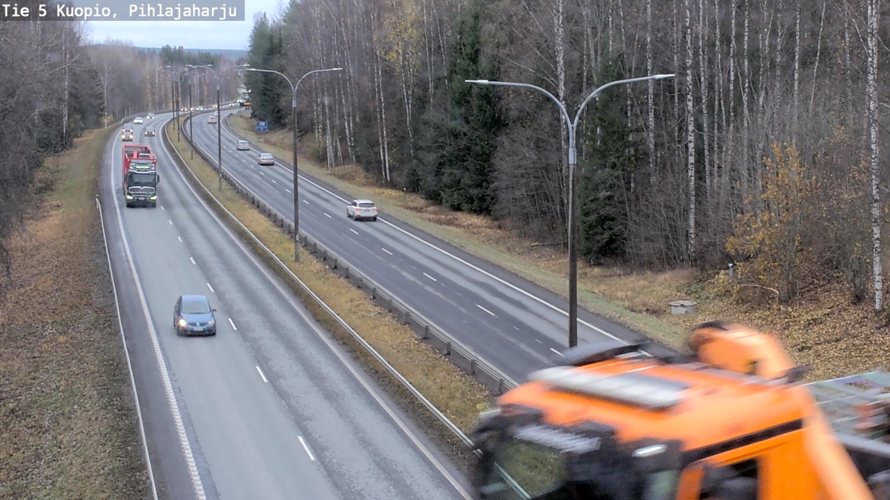 Weather Camera Image Väg 5 Kuopio, Pihlajaharju, Kuopio, Pohjois-Savo
