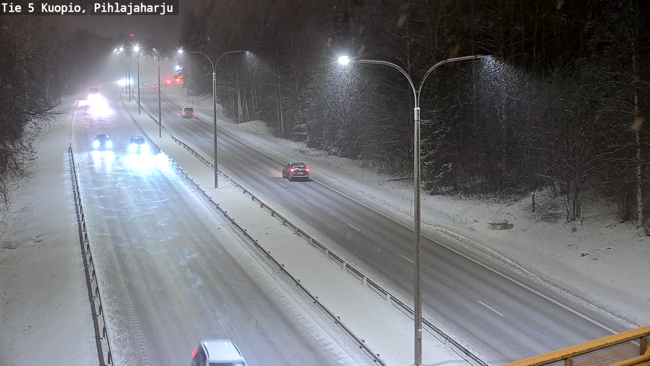 Kelikamerat Kuva Tie 5 Kuopio, Pihlajaharju, Kuopio, Pohjois-Savo