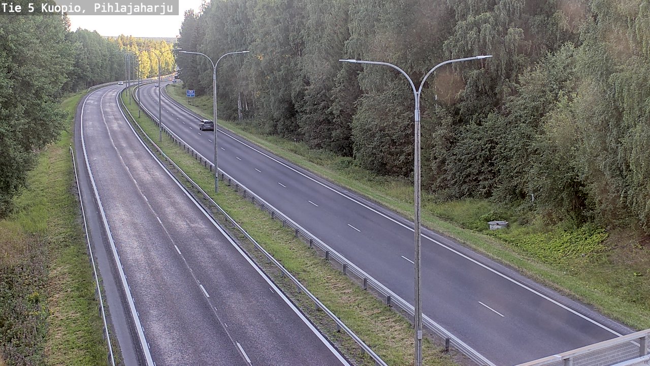 Weather Camera Image Väg 5 Kuopio, Pihlajaharju, Kuopio, Pohjois-Savo