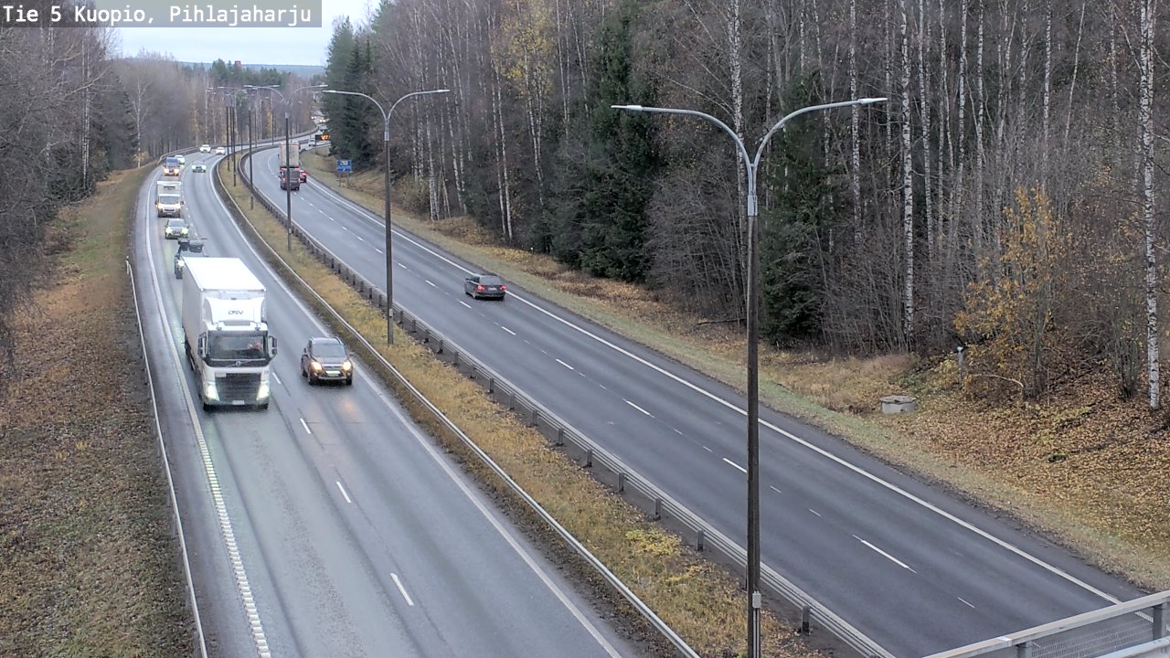 Weather Camera Image Väg 5 Kuopio, Pihlajaharju, Kuopio, Pohjois-Savo