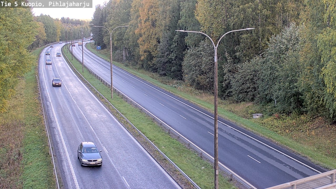Weather Camera Image Road 5 Kuopio, Pihlajaharju, Kuopio, Pohjois-Savo
