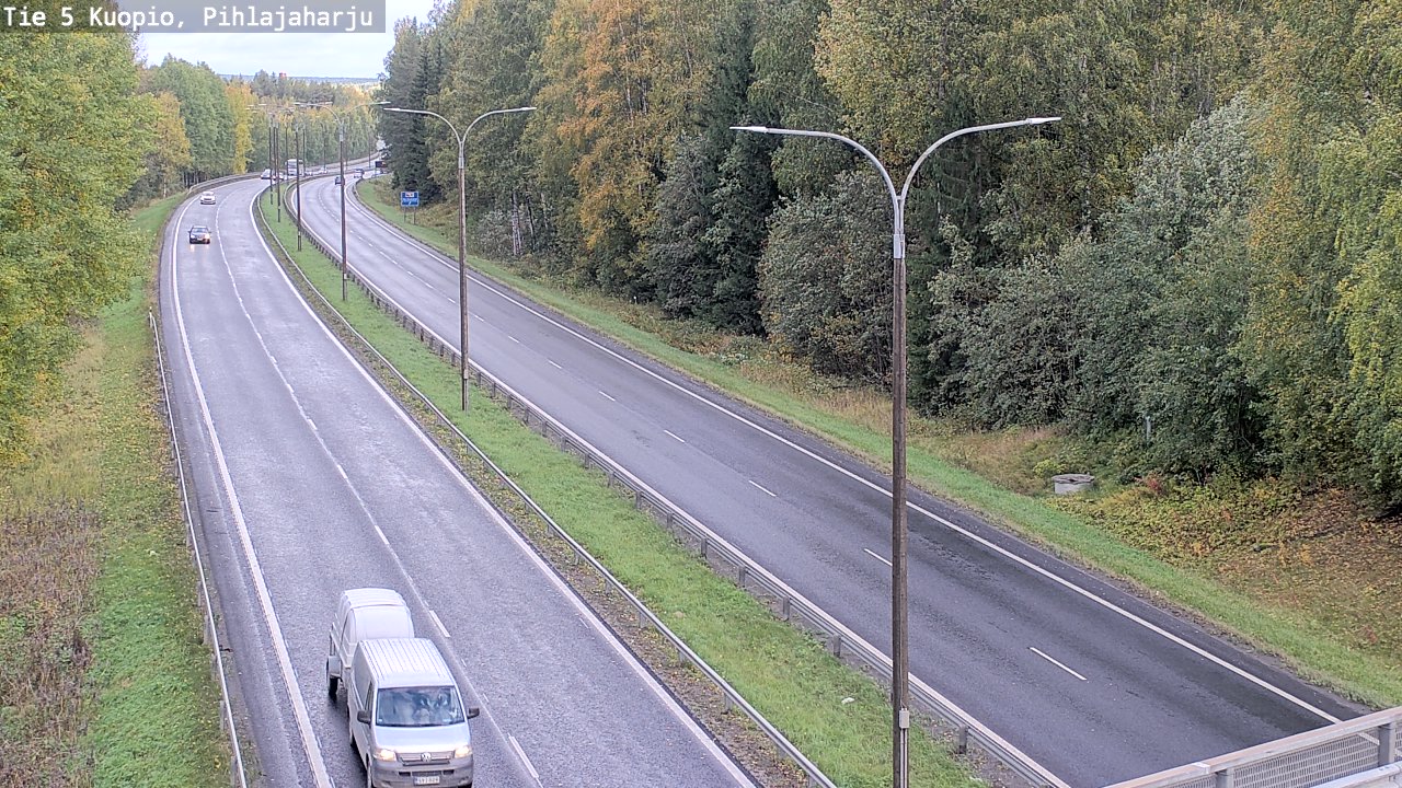 Weather Camera Image Road 5 Kuopio, Pihlajaharju, Kuopio, Pohjois-Savo