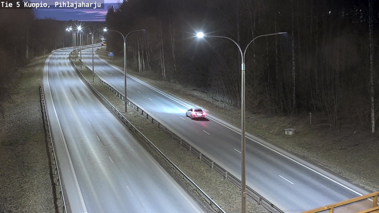 Weather Camera Image Road 5 Kuopio, Pihlajaharju, Kuopio, Pohjois-Savo