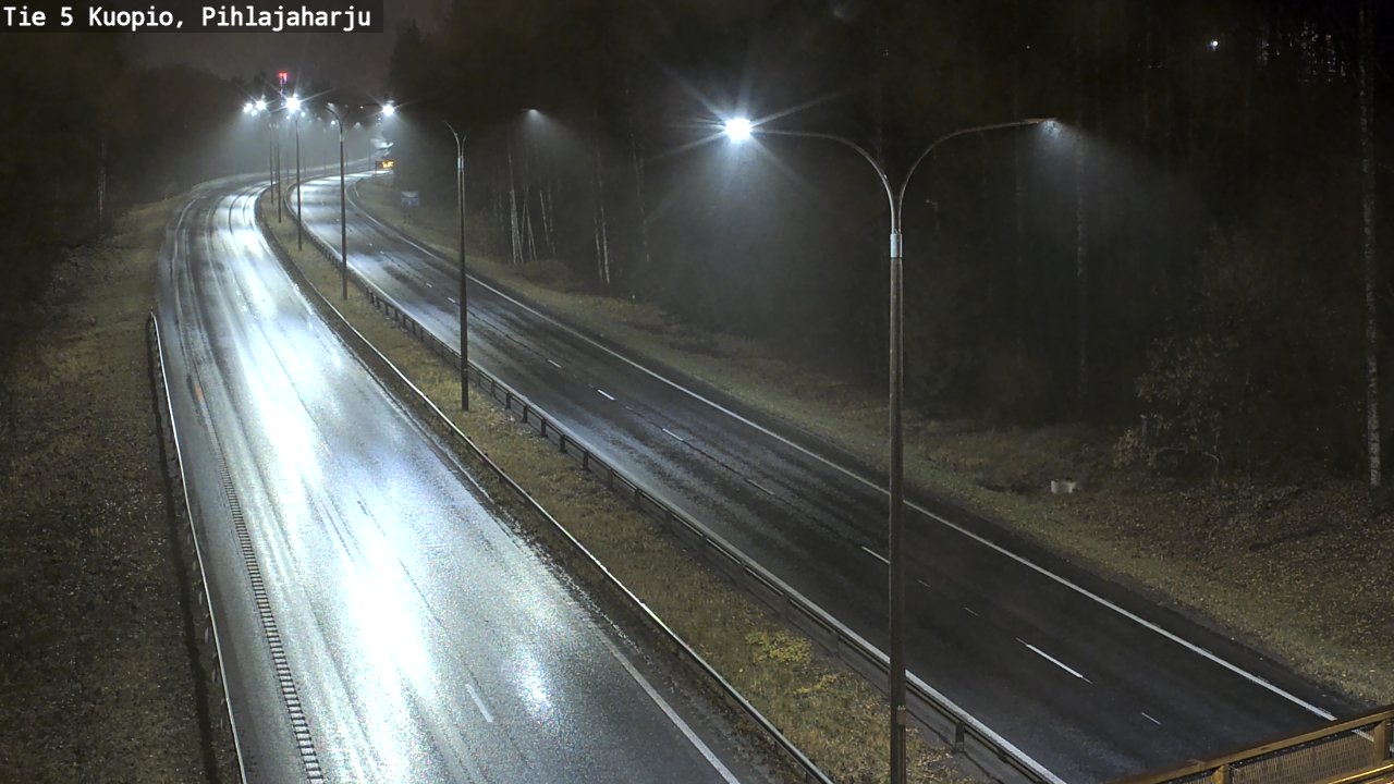 Weather Camera Image Road 5 Kuopio, Pihlajaharju, Kuopio, Pohjois-Savo