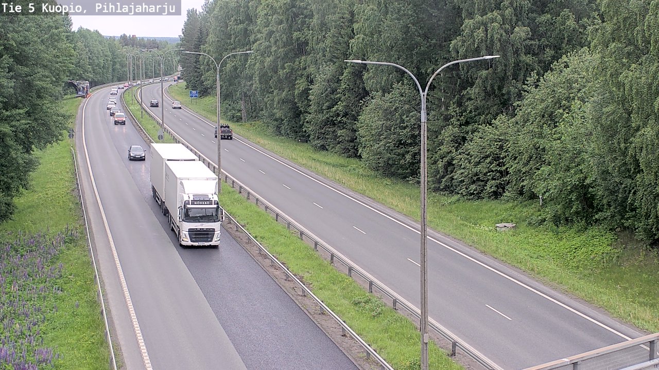 Kelikamerat Kuva Tie 5 Kuopio, Pihlajaharju, Kuopio, Pohjois-Savo