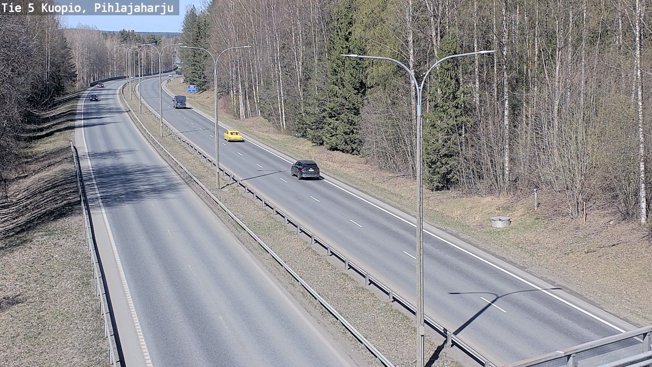 Kelikamerat Kuva Tie 5 Kuopio, Pihlajaharju, Kuopio, Pohjois-Savo