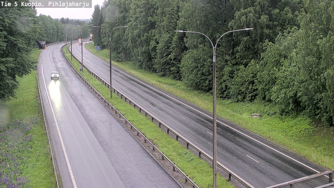 Kelikamerat Kuva Tie 5 Kuopio, Pihlajaharju, Kuopio, Pohjois-Savo