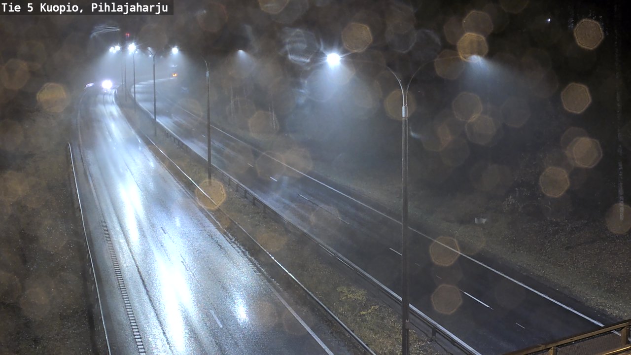 Weather Camera Image Road 5 Kuopio, Pihlajaharju, Kuopio, Pohjois-Savo