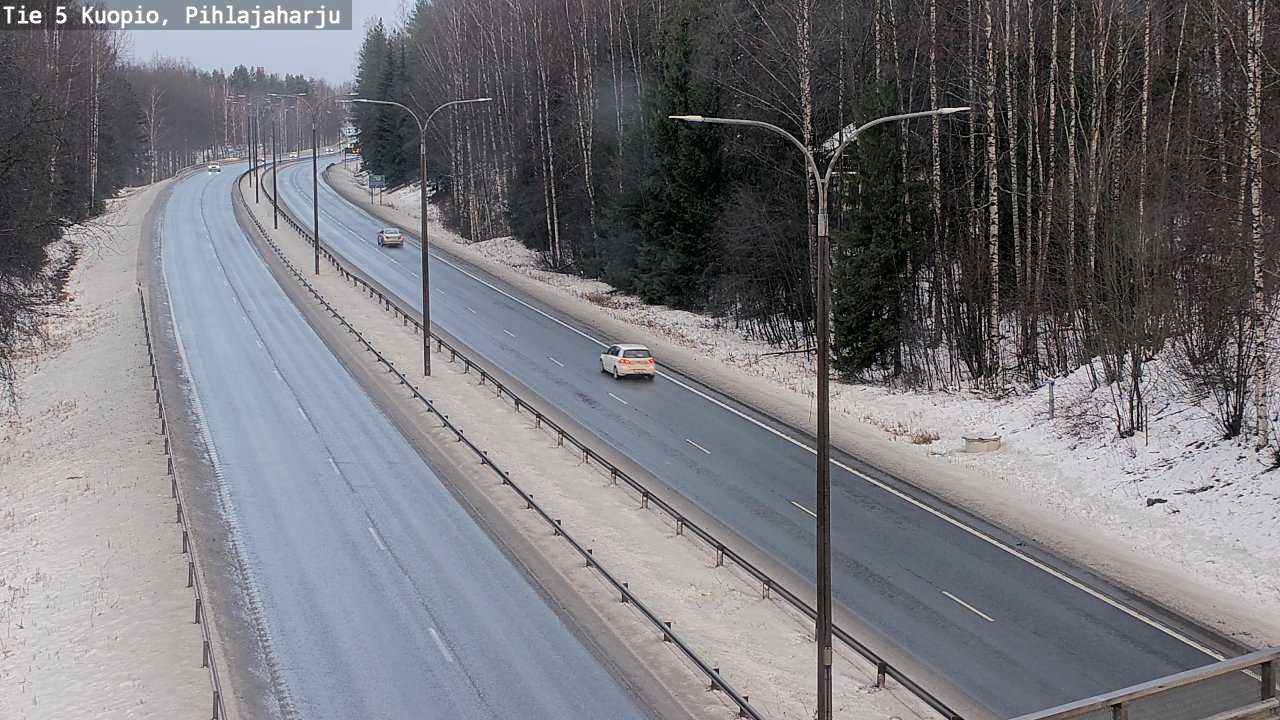 Weather Camera Image Road 5 Kuopio, Pihlajaharju, Kuopio, Pohjois-Savo