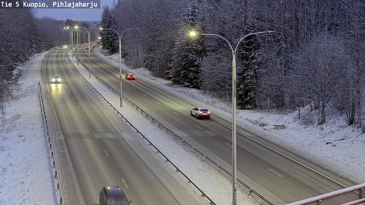 Kelikamerat Kuva Tie 5 Kuopio, Pihlajaharju, Kuopio, Pohjois-Savo