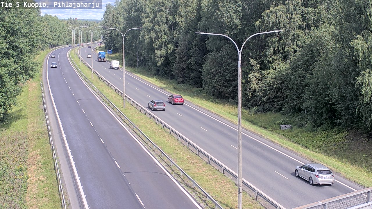 Kelikamerat Kuva Tie 5 Kuopio, Pihlajaharju, Kuopio, Pohjois-Savo