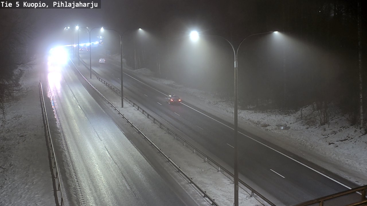Weather Camera Image Road 5 Kuopio, Pihlajaharju, Kuopio, Pohjois-Savo