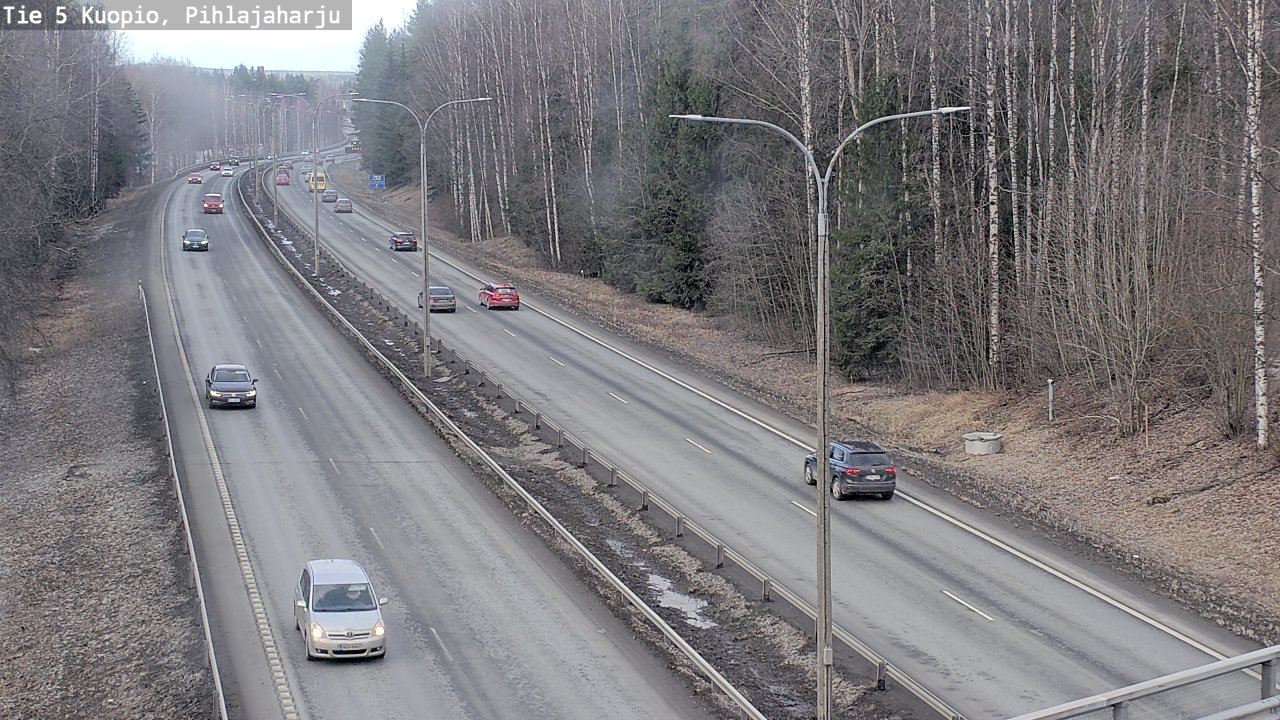 Weather Camera Image Väg 5 Kuopio, Pihlajaharju, Kuopio, Pohjois-Savo