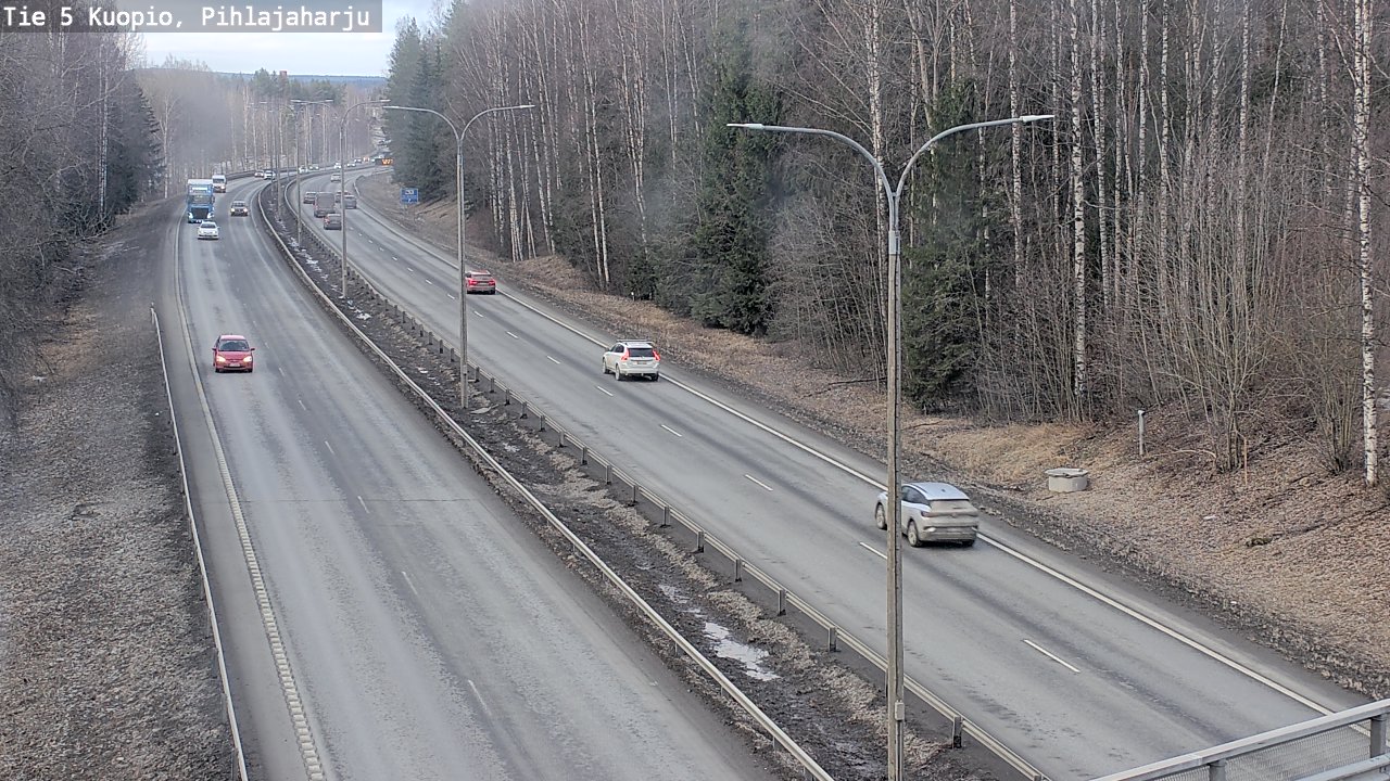 Kelikamerat Kuva Tie 5 Kuopio, Pihlajaharju, Kuopio, Pohjois-Savo