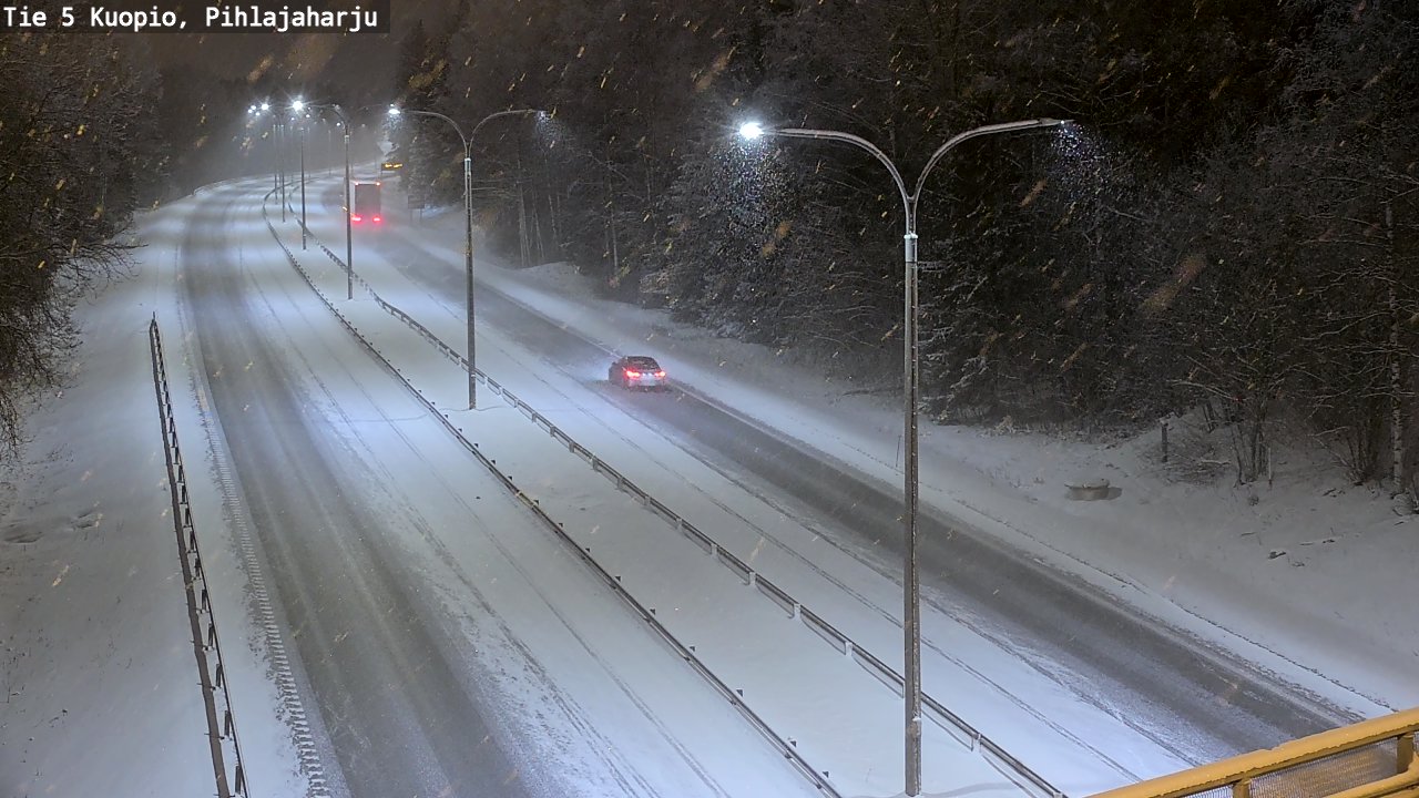 Kelikamerat Kuva Tie 5 Kuopio, Pihlajaharju, Kuopio, Pohjois-Savo