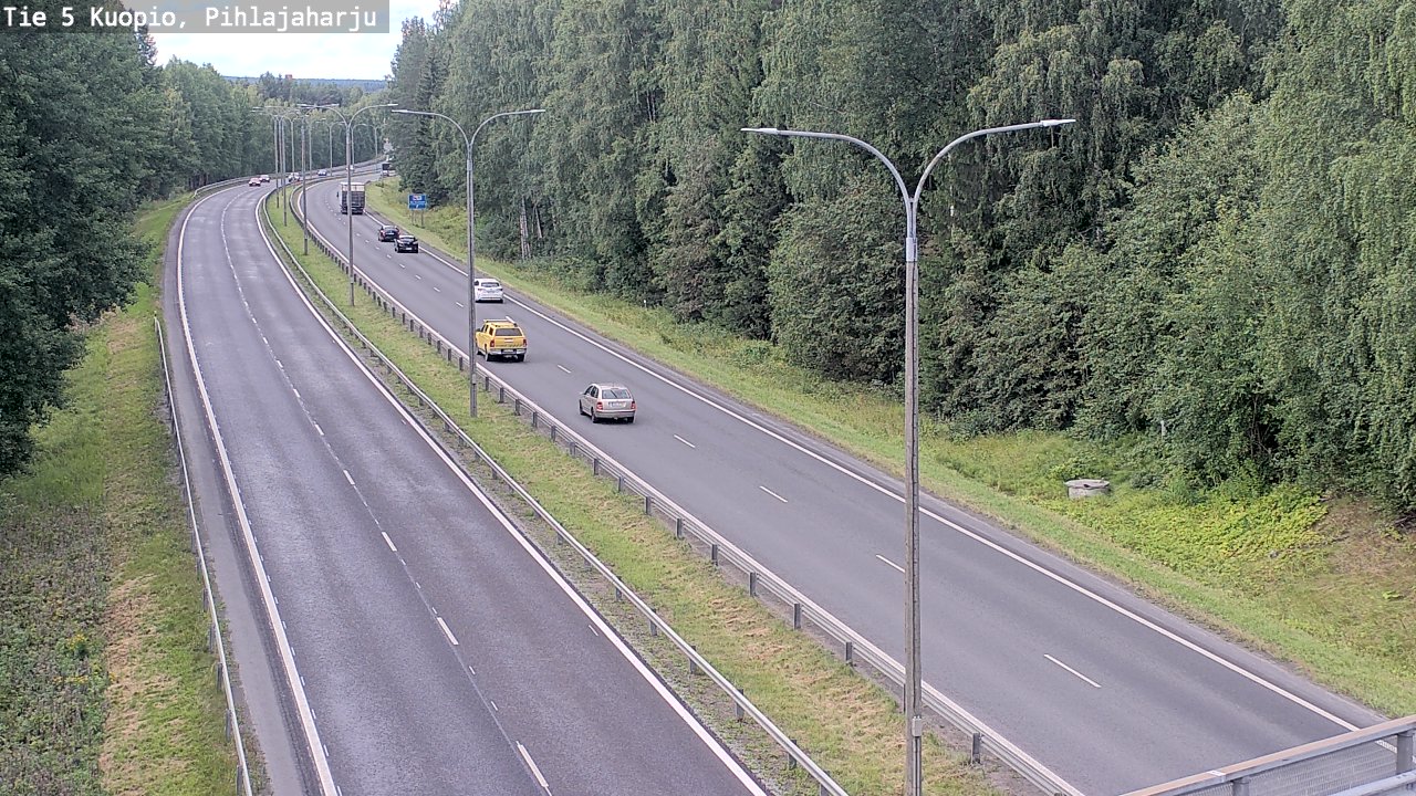 Kelikamerat Kuva Tie 5 Kuopio, Pihlajaharju, Kuopio, Pohjois-Savo