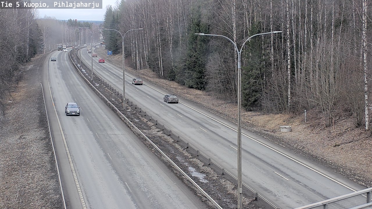 Kelikamerat Kuva Tie 5 Kuopio, Pihlajaharju, Kuopio, Pohjois-Savo
