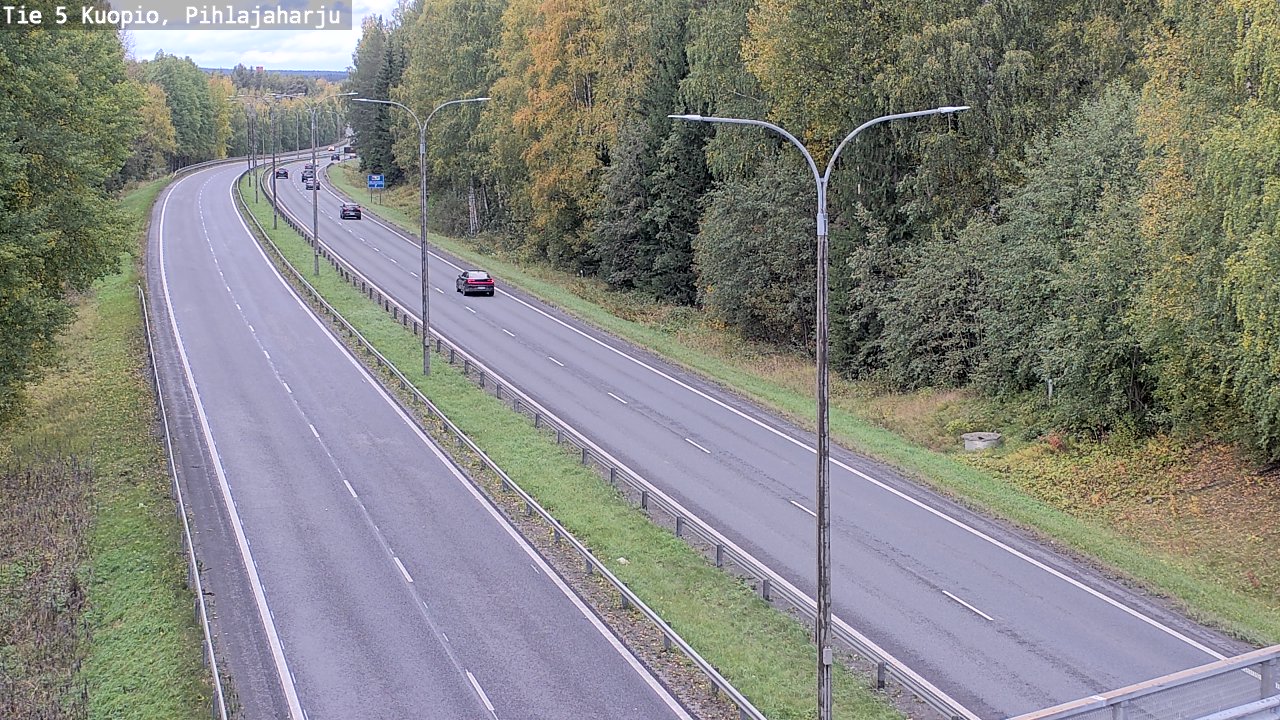Kelikamerat Kuva Tie 5 Kuopio, Pihlajaharju, Kuopio, Pohjois-Savo