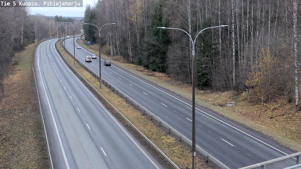 Weather Camera Image Väg 5 Kuopio, Pihlajaharju, Kuopio, Pohjois-Savo