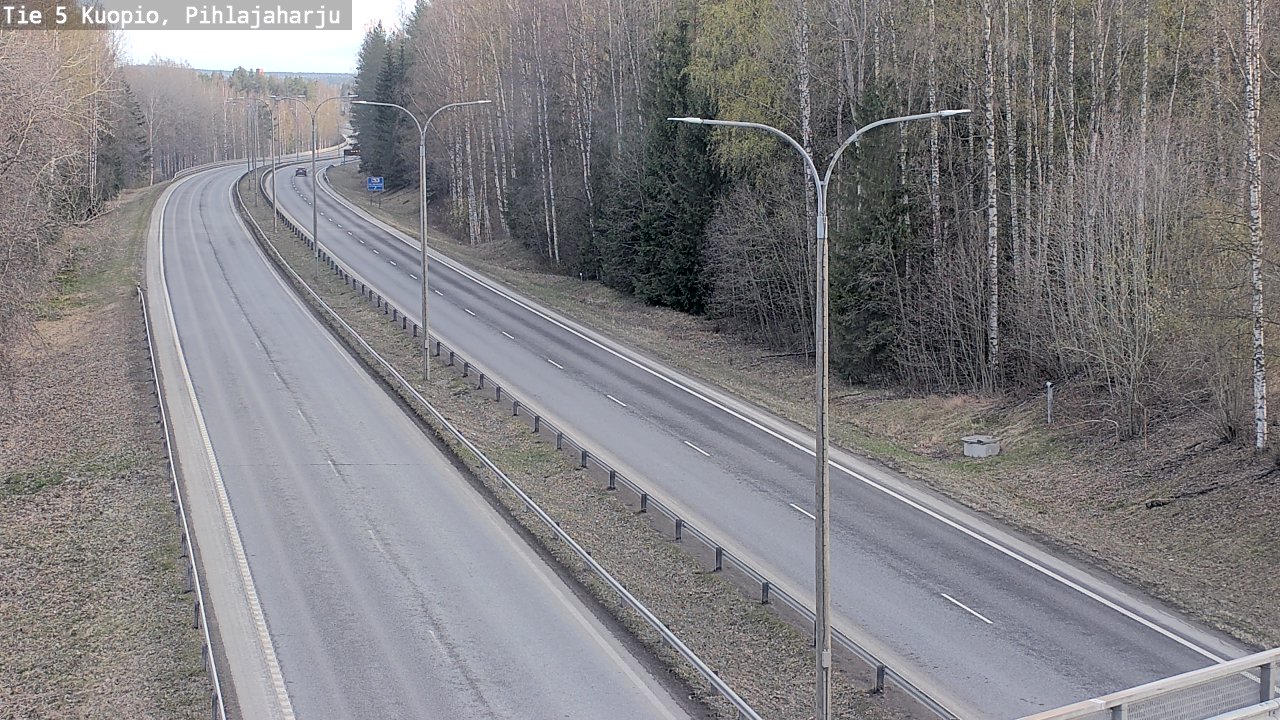 Kelikamerat Kuva Tie 5 Kuopio, Pihlajaharju, Kuopio, Pohjois-Savo