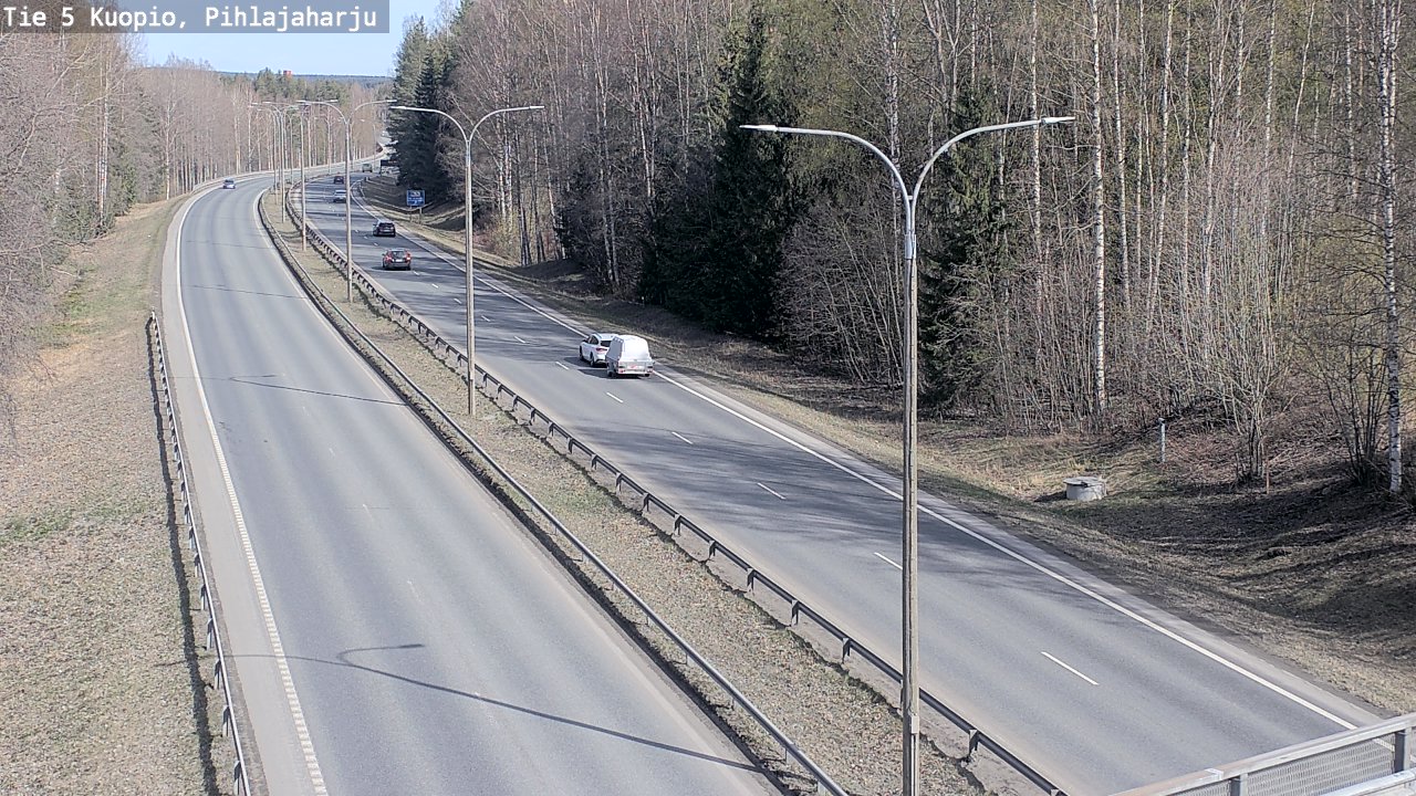 Kelikamerat Kuva Tie 5 Kuopio, Pihlajaharju, Kuopio, Pohjois-Savo