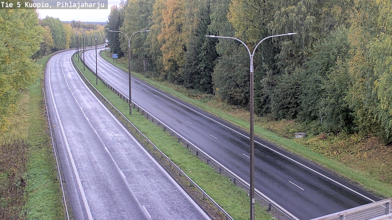 Kelikamerat Kuva Tie 5 Kuopio, Pihlajaharju, Kuopio, Pohjois-Savo