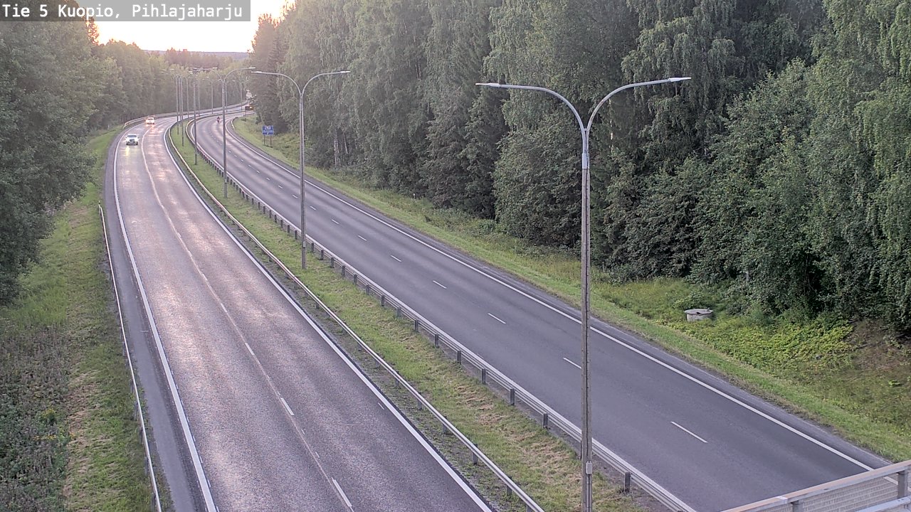 Kelikamerat Kuva Tie 5 Kuopio, Pihlajaharju, Kuopio, Pohjois-Savo