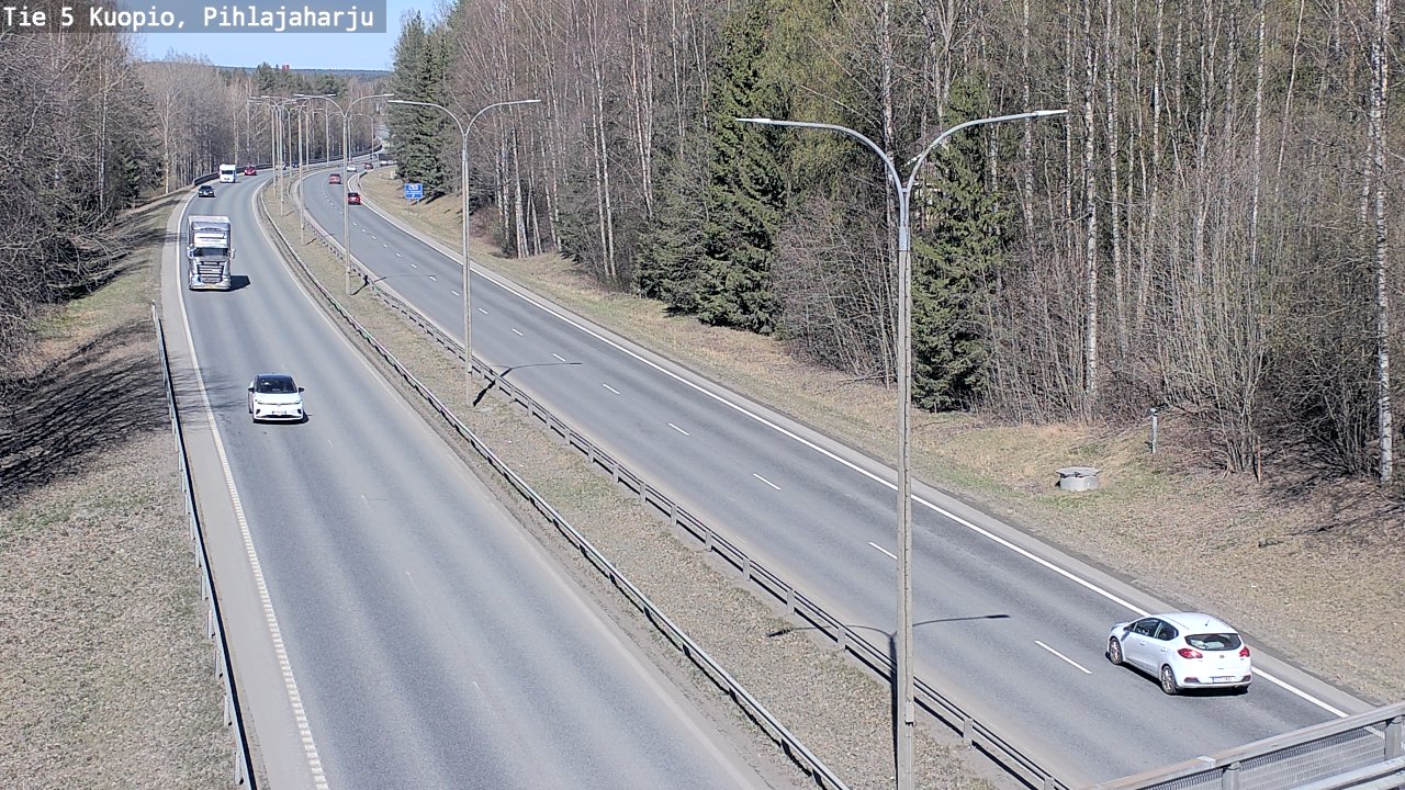 Kelikamerat Kuva Tie 5 Kuopio, Pihlajaharju, Kuopio, Pohjois-Savo