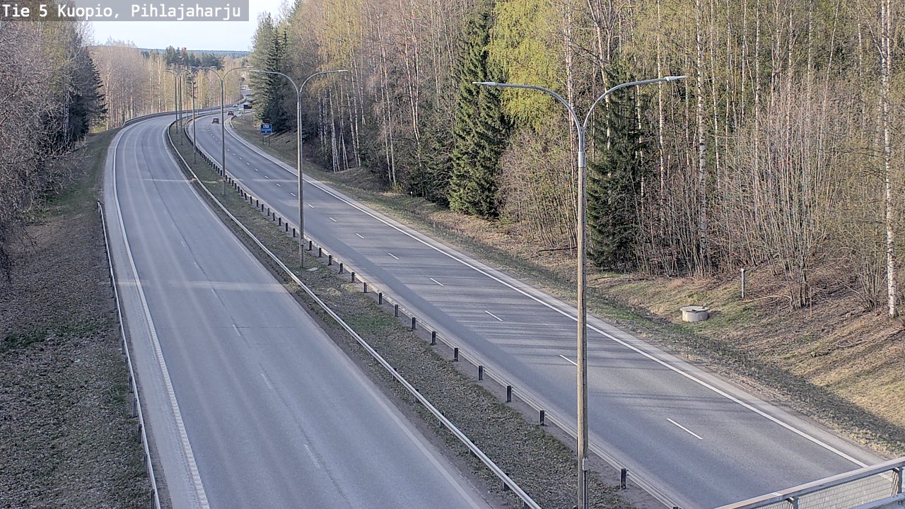 Kelikamerat Kuva Tie 5 Kuopio, Pihlajaharju, Kuopio, Pohjois-Savo