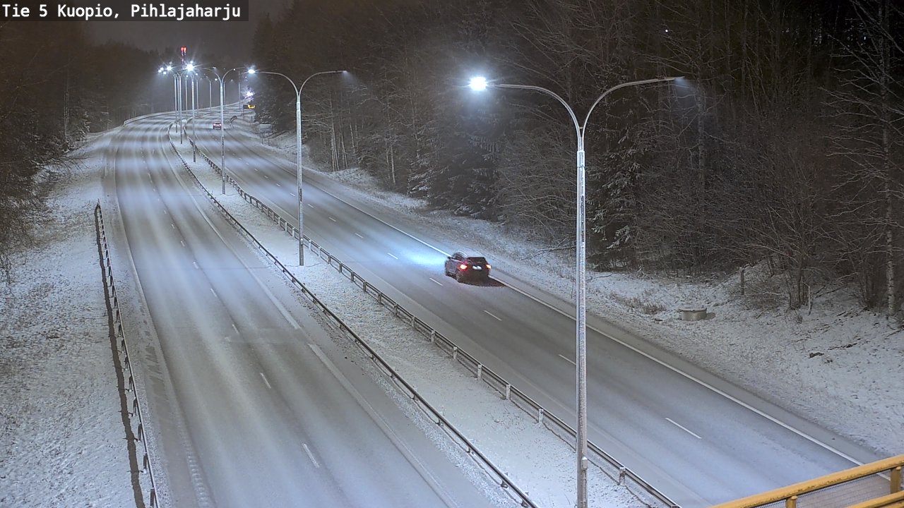Kelikamerat Kuva Tie 5 Kuopio, Pihlajaharju, Kuopio, Pohjois-Savo