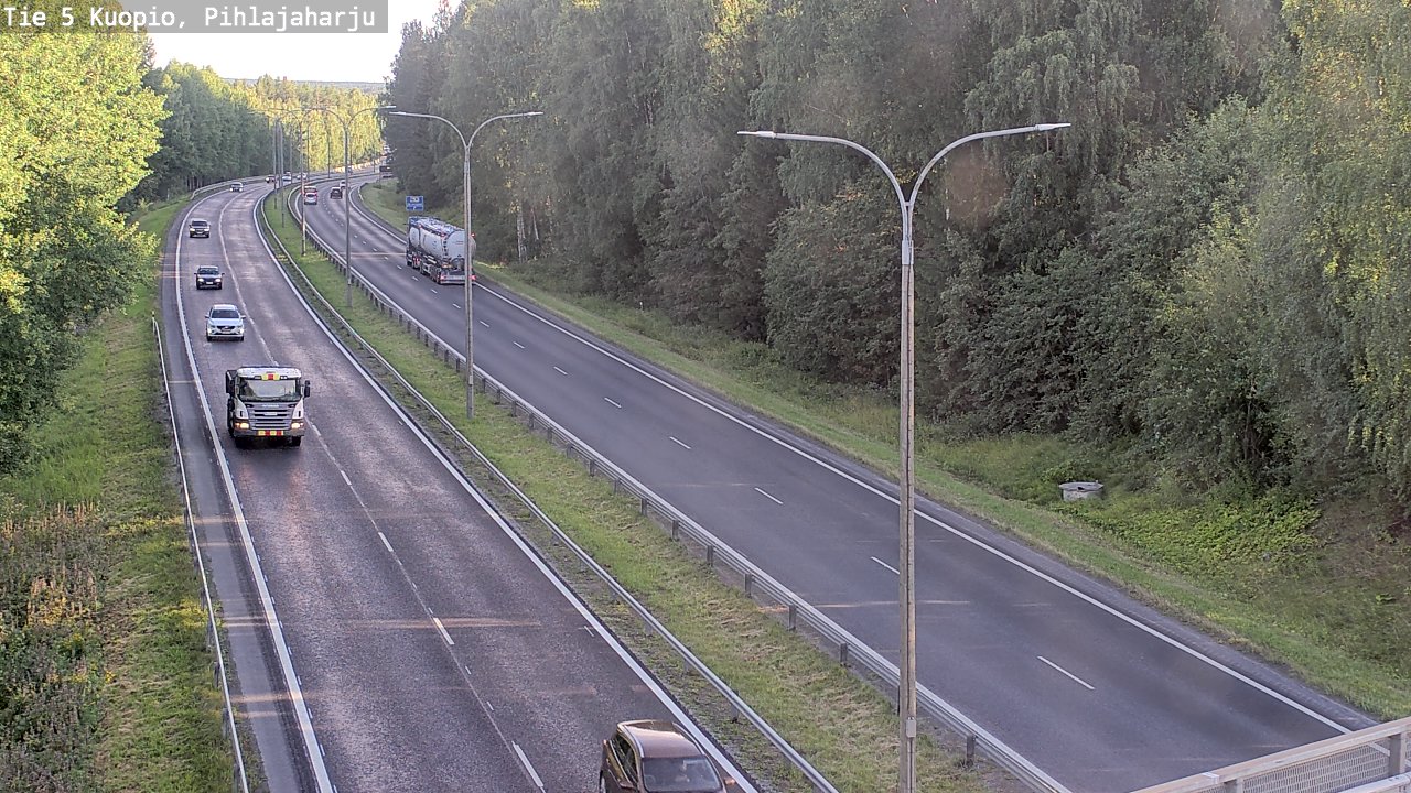 Weather Camera Image Väg 5 Kuopio, Pihlajaharju, Kuopio, Pohjois-Savo