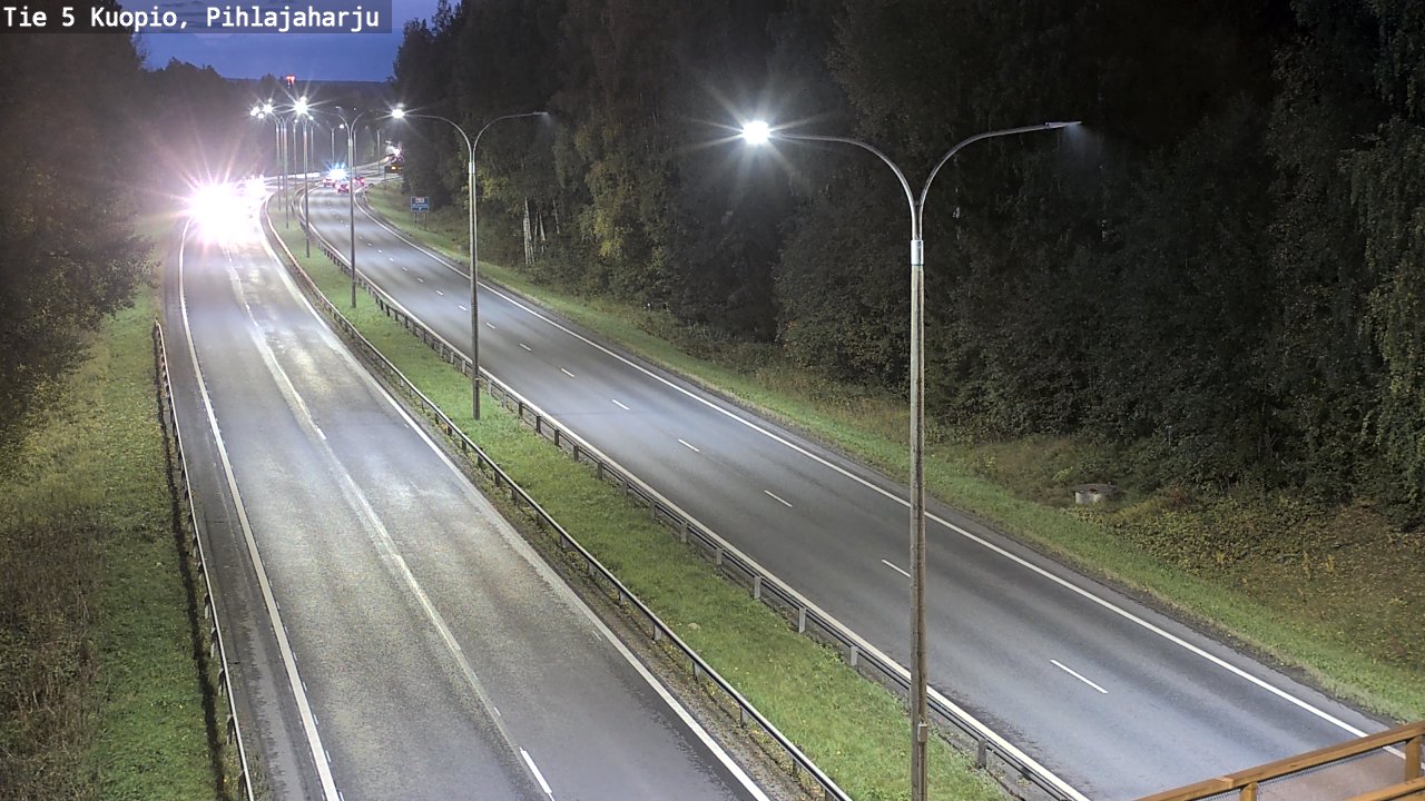 Kelikamerat Kuva Tie 5 Kuopio, Pihlajaharju, Kuopio, Pohjois-Savo