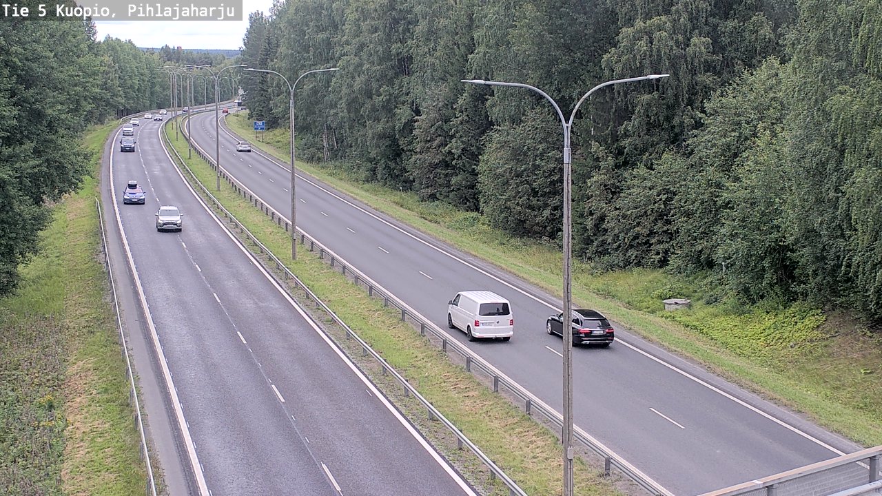 Weather Camera Image Road 5 Kuopio, Pihlajaharju, Kuopio, Pohjois-Savo