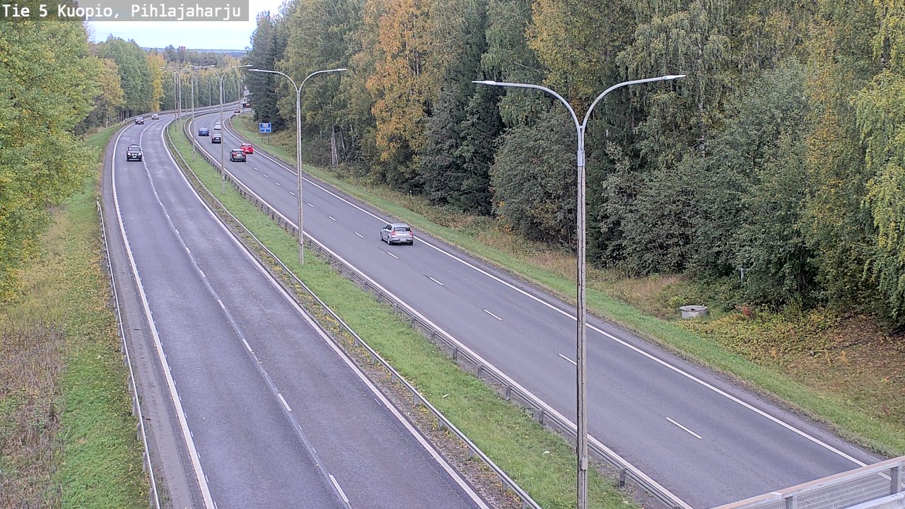 Weather Camera Image Road 5 Kuopio, Pihlajaharju, Kuopio, Pohjois-Savo