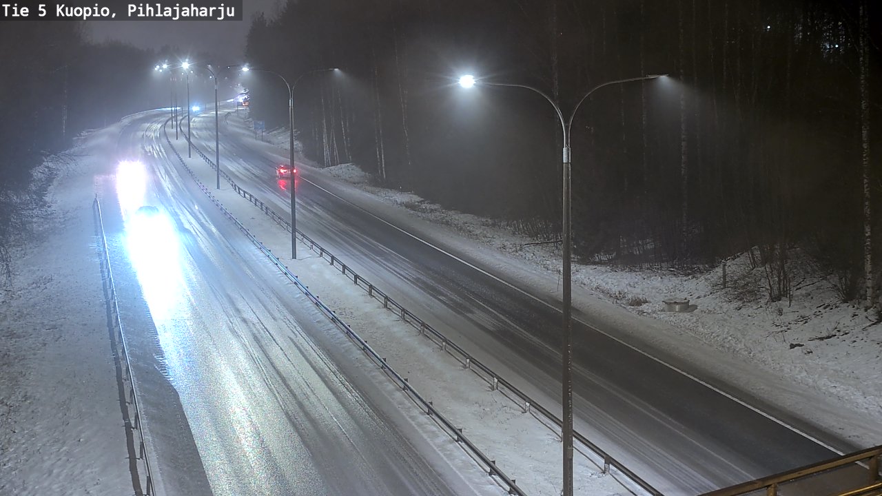 Weather Camera Image Road 5 Kuopio, Pihlajaharju, Kuopio, Pohjois-Savo