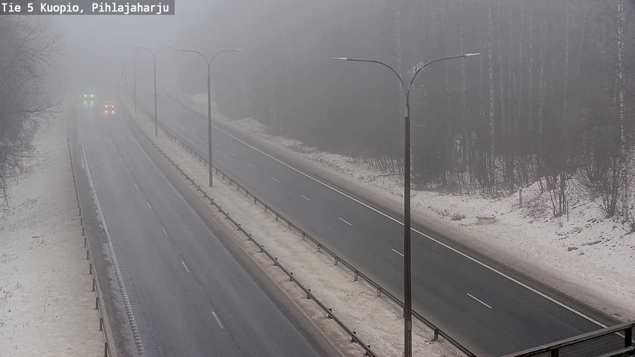 Weather Camera Image Road 5 Kuopio, Pihlajaharju, Kuopio, Pohjois-Savo