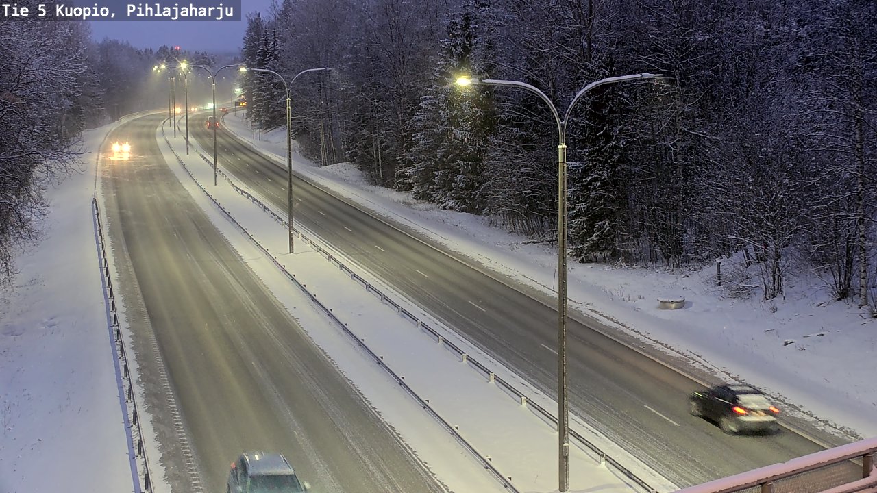 Kelikamerat Kuva Tie 5 Kuopio, Pihlajaharju, Kuopio, Pohjois-Savo