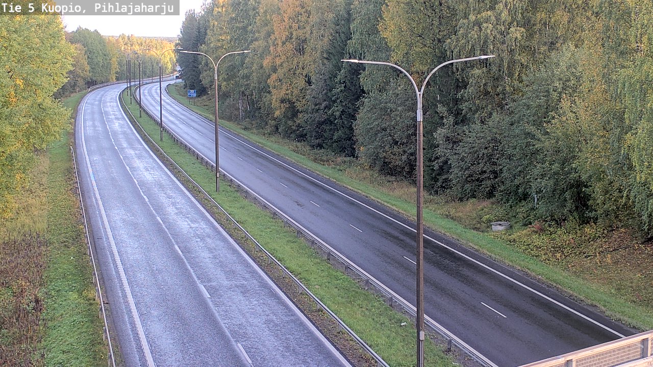 Kelikamerat Kuva Tie 5 Kuopio, Pihlajaharju, Kuopio, Pohjois-Savo