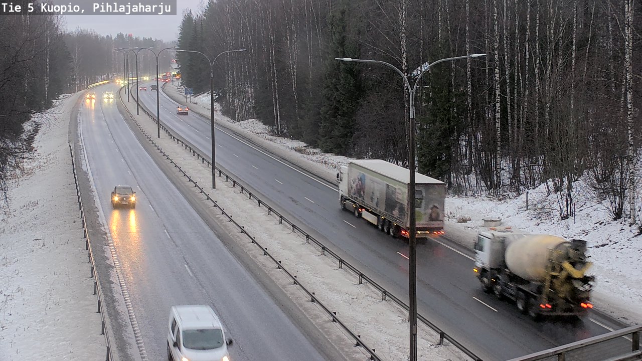 Weather Camera Image Road 5 Kuopio, Pihlajaharju, Kuopio, Pohjois-Savo