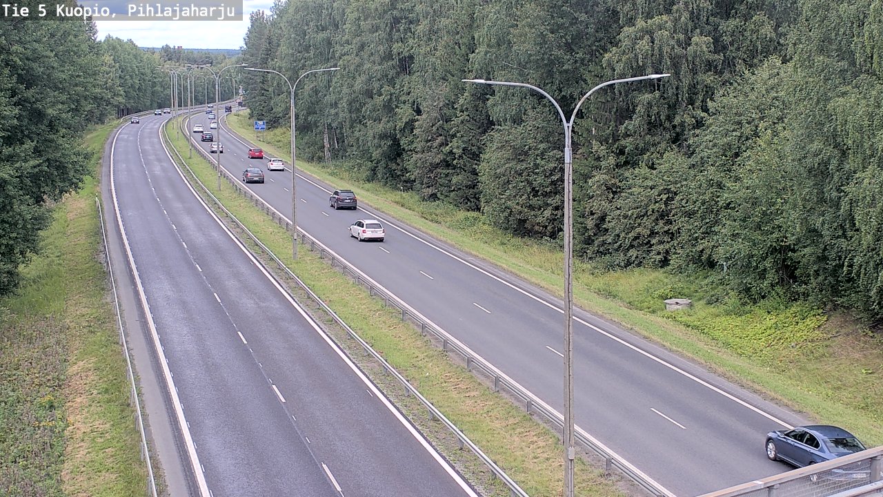 Weather Camera Image Road 5 Kuopio, Pihlajaharju, Kuopio, Pohjois-Savo