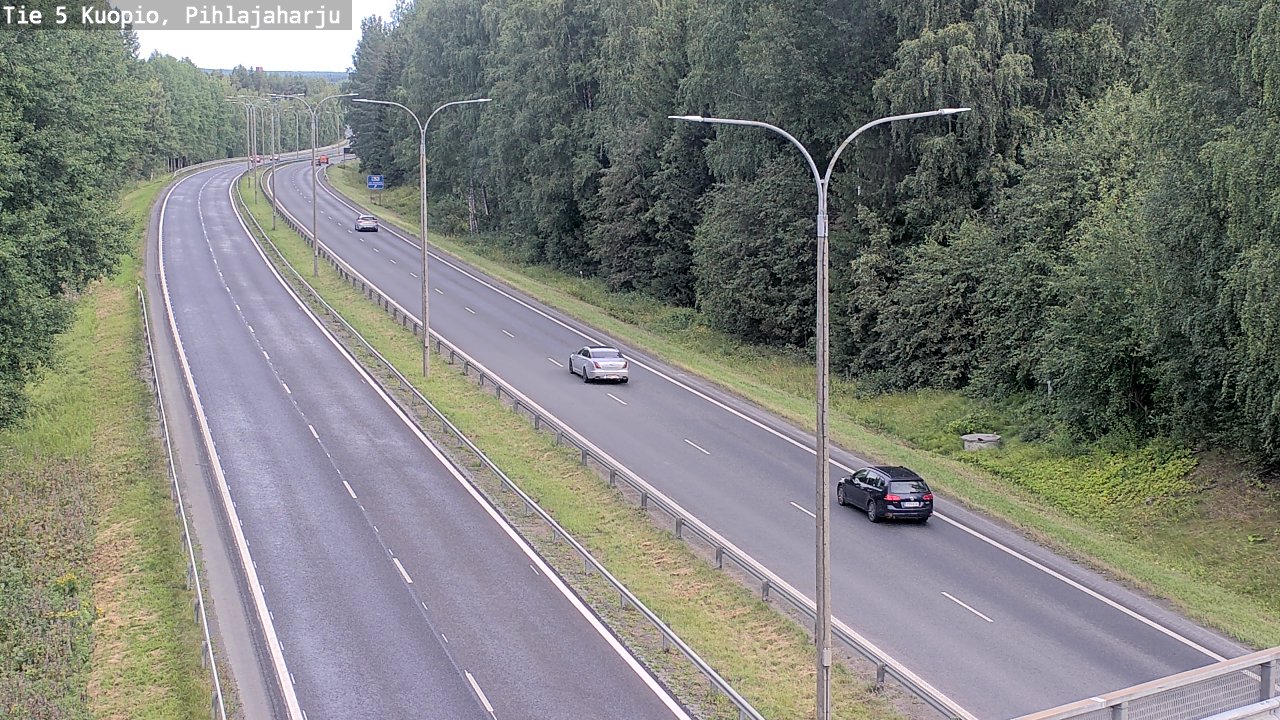 Weather Camera Image Väg 5 Kuopio, Pihlajaharju, Kuopio, Pohjois-Savo